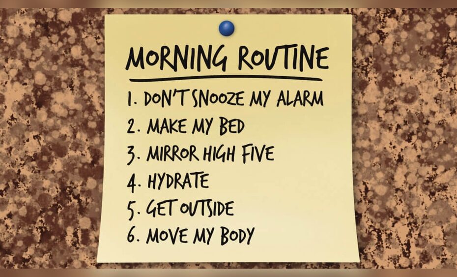 Mel Robbins Morning Routine