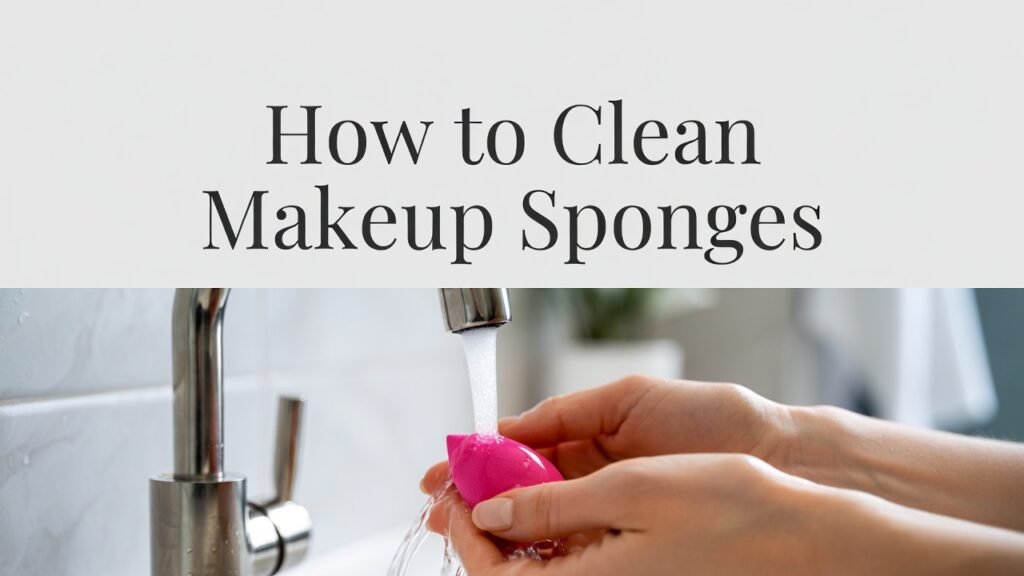 How to Clean Makeup Sponges