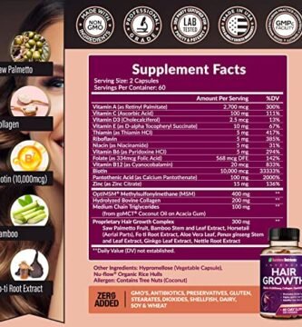 Growth Hair Vitamins