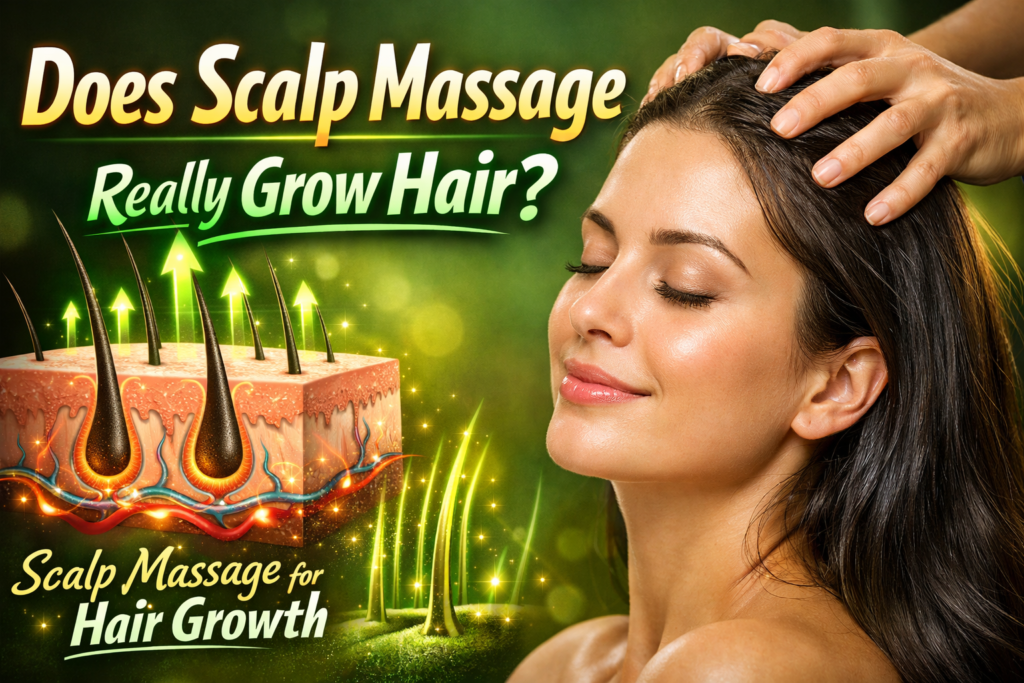 Does Scalp Massage Really Grow Hair