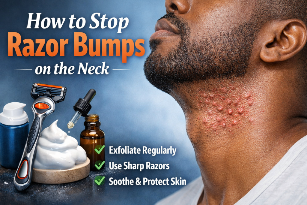 How to Stop Razor Bumps on the Neck